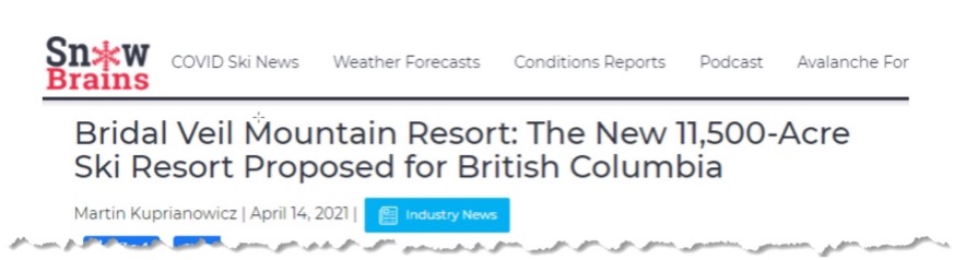 Snow Brains article about BVMR